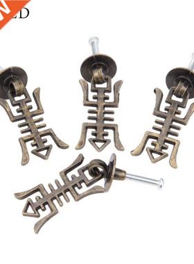 4Pcs Antique Bronze Furniture Handle Cabinet Knobs and Handl