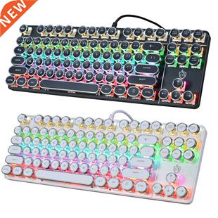 CARPRIE Gaming Keyboard Wired Mechanical Keyboards Ergonomic