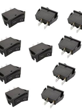10Pcs KCD3 Rocker Boat Switchs 2 Pin AC 16A/250V 20A/125V Po