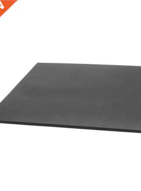 1pc Black Square Rubber Sheet Chemical Resistance High Tempe