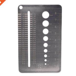 0.1-10mm Screw Gauge Plate Diameter Measuring Gauge Stainles