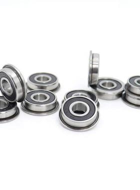 10Pcs F695-2RS Bearing 5X13x4mm Flanged Miniature Deep Groov