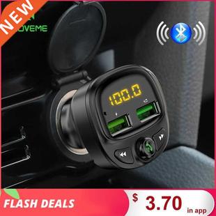 Car Charger FLOVEME Bluetooth Fast Transmitter Dual 3.4A