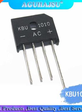 10PCS KBU1010 KBU-1010 Rectifier bridge flat bridge rectifi