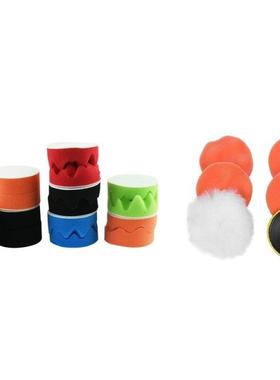 15 Pcs 80Mm (3nch) Buffng Polshng Sponge Pads Kt & 6Pcs