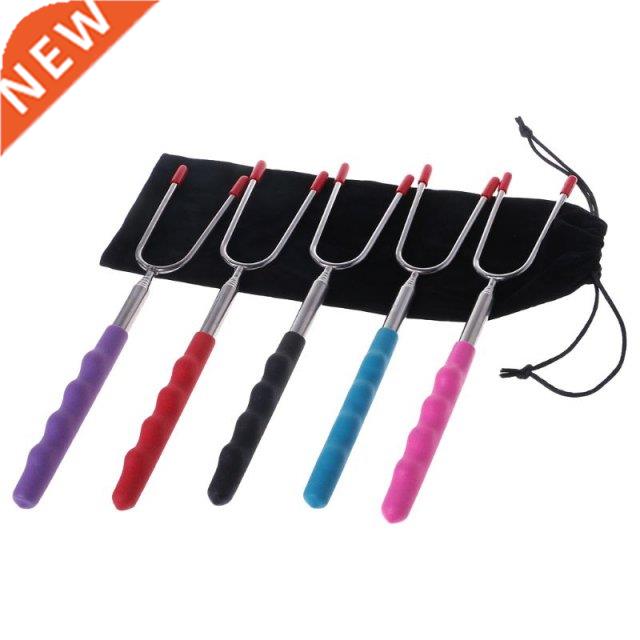 Telescoping BBQ Fork Roasting Sticks Marshmallow Hot Dog Smo