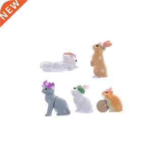 Garden Decor 1pc Miniature Ornament Fairy Rabbit Figurine