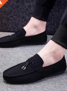 Men Casual Shoes Fashion Male Shoes Suede Soft Men Loafers L