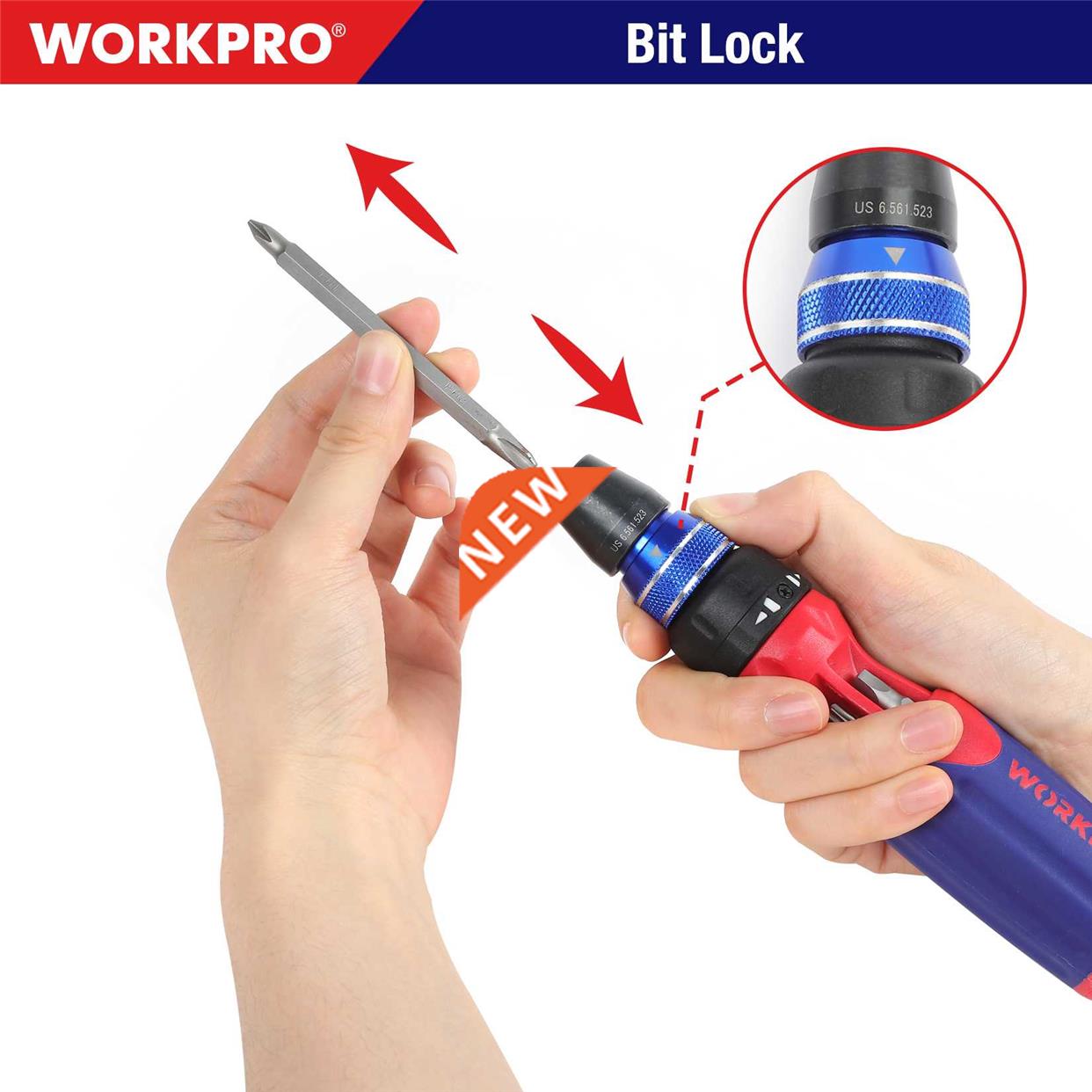 Ratcheting Screwdriver 12 in 1 Screwdriver set Quick Load M