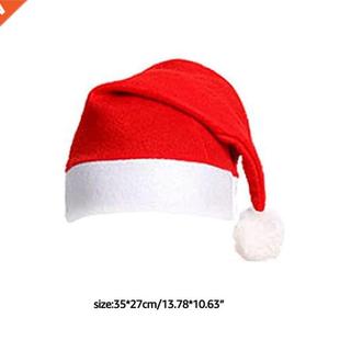 Pack Plush Santa Christmas for Hats Costume Hat