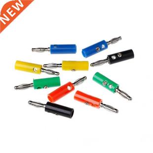 Speaker Connect Plug Banana Cable Audio Wire Colors Pcs