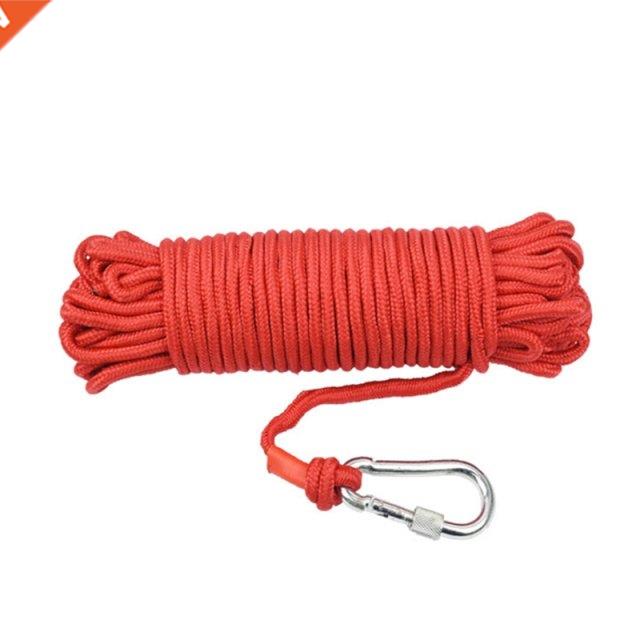 20m/787.40in Red Nylon Line Braided Rope Good for Fishing Cl