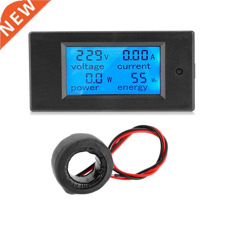 AC 80~260V 100A Power Meter Accurate Voltmeter Ammeter kWh W