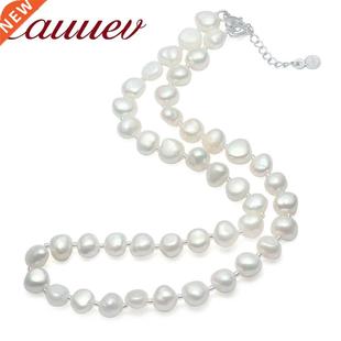 For Pearl Freshwater Cauuev Natural Necklace Baroque Real