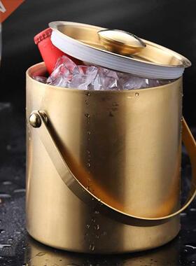 B9HF Red Wine Western Stainless Steel Ice Bucket, 3 Liter Do