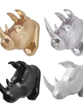 Rhnoceros Head Wall Decor Anmal Fgurne Nordc Wall Mount