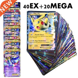 60PCS Pokemon Cards TAKARA TOMY Game VMAX GX EX MEGA English