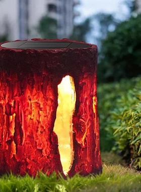 Fireplace LED Lantern Garden Lamp Flameless Night Lamp for R