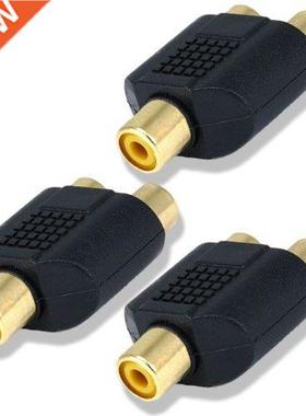RCA Y-Splitters (1 Female Jack to 2 Female Plugs)Connector A