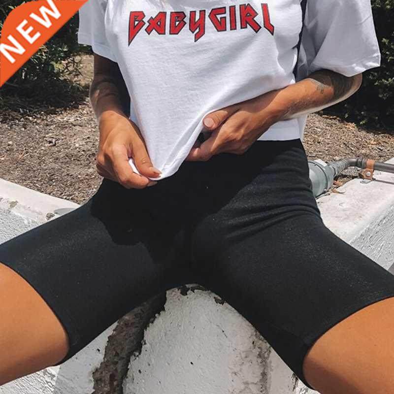 women summer cycling bike shorts stretch basic short solid b