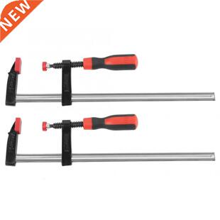 2Pcs Heavy Duty F Clamps Woodworking Bar Clips Quick Slide D