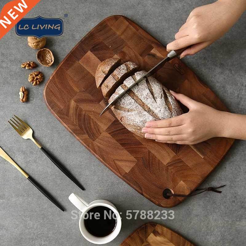 chopping-blocks, acacia wood cutting board with end grain, d