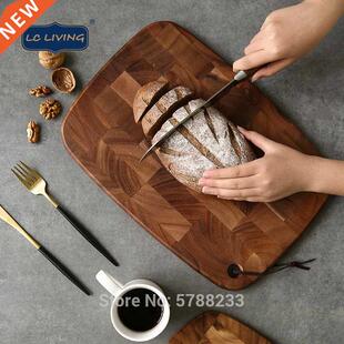 Chopping-Blocks, Acacia Wood Cutting Board with End Grain, D