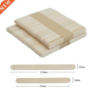 Cream Popsicle icks Wooden Ice Natural 100pcs