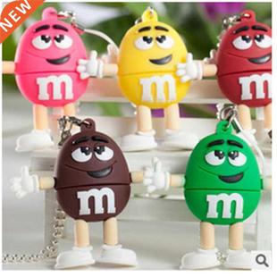 Cartoon Drive Chocolate M&M Card Usb Memory Flash