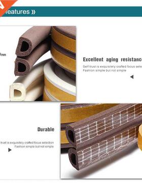 10etre Seal Strip Self-Adhesive E/D/P/I Type Doors Window