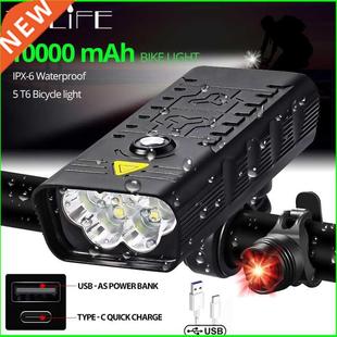 USB Light Rechargeable 5000 Headli 10000Ah Luens Bike