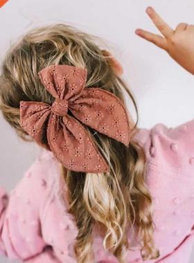 2Pcs Hair Pins For Baby Girls Hair Clips Bows Barrette Princ