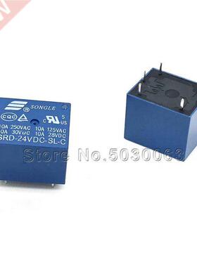 5pcs/lot New original relay SRD-24VDC-SL-C SRD-05V 12V T73 5