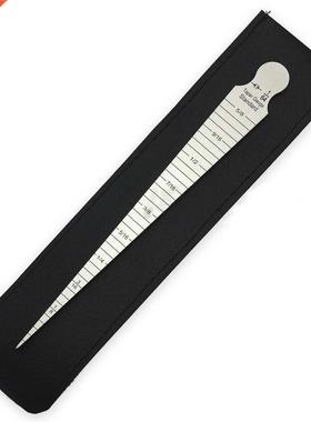 Taper Gauge Inch Metric Welding Gauge Gage Test 0-15mm Ulnar