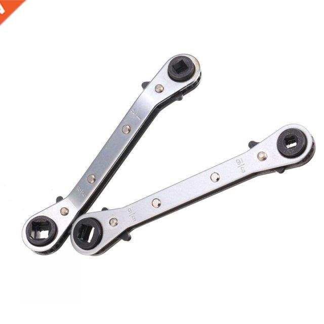 Double End Ratchet Wrench 1/4 3/8 3/16 5/16 Port Valve H