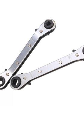 Double End Ratchet Wrench 1/4 3/8 3/16 5/16 Port Valve H