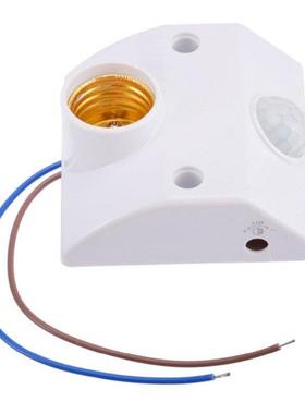 Lamp Base Socket AC 110V 220V PIR Infrared Motions Sensor E2