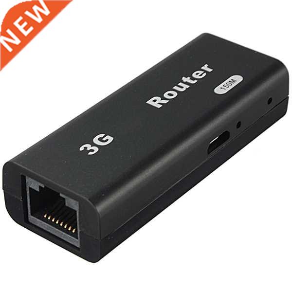 MINI 3G WIFI Hotspot IEEE 802.11b/g/n 150Mbps USB Router Bla