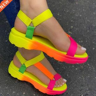 Big Size 43 Multi Colors Casual Shoes Woman Flat Dropship Co