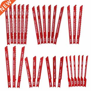 30pcs Assorted Steel U-shank Jigsaw Blade Set Fitting For Pl
