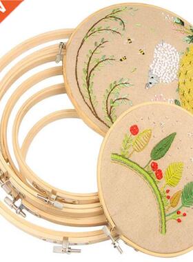 MIUSIE 12 Size 8-40CM Bamboo Frame Embroidery Hoop Ring