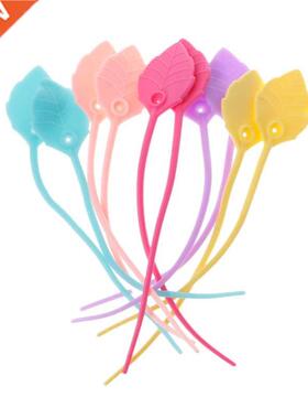 10Pcs/Set Reusable leaf shape Silicone Wire Cable Ties Organ