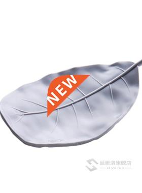 *1Pc Portable Creative Leaf Shape Soap Dish Box Plastic Drai