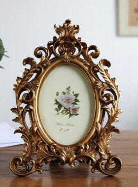 6/7/8/10 Inch Europe Style Photo Frames Painting Carved Resi