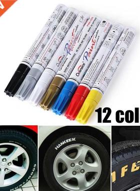 Colorful Waterproof Pen Car Tyre Tire Tread CD Metal Permane