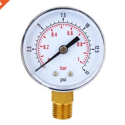 Upgraded Pressure Gauge 50mm Low Pressure Gauge Dual Scale P
