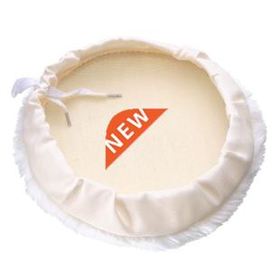 Bonnet inch Buffer White Pad Wool Soft kit Polisher 5Pcs