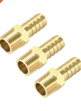 pcs Brass Barb Hose Fitting Connector Adapter 1/2inch Barb
