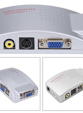 Universal NTSC PAL VGA to TV AV RCA Signal Adapter LCD Out C