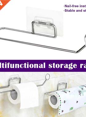 Toilet Paper Hder Stainless Steel Bathroom Suction Hanger